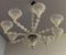 Lámpara de araña Barovier de cristal de Murano, años 50, Imagen 2