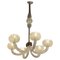 Art Deco Barovier Murano Chandelier with 6 Arms of Light, Italy, 1940s, Image 1