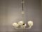 Lámpara de araña Barovier de cristal de Murano Art Déco con seis brazos, años 40, Imagen 3