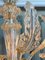 Lámpara de araña Barovier veneciana de cristal de Murano dorado, años 40, Imagen 6