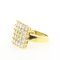 3.82 Carat White and Yellow Diamonds Cocktail Ring from Rota E Rota 5