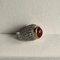 Cabochon Ruby and Diamonds 18 Karat Yellow and White Gold Ring 4