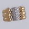 0.46 Carat Pavé Diamonds on 18k Yellow and White Ring 3
