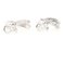 0.60 Carat Round Diamond Earrings on a 18 Kt White Gold Clip Earrings, Set of 2 5
