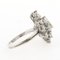 0.94 Carat Pear Shape Diamond and 1.72 Ct Diamonds on White Gold Ring, Image 3