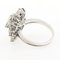 0.94 Carat Pear Shape Diamond and 1.72 Ct Diamonds on White Gold Ring, Image 5