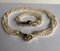 Perlen Halsband mit 18 Karat Gold Designer Schließe mit 0,35 Karat Diamanten 11