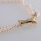 Perlen Halsband mit 18 Karat Gold Designer Schließe mit 0,35 Karat Diamanten 7