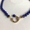18 Karat Yellow Gold and Sodalite with Diamonds Necklace, Image 2