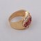 Anello a fascia in oro giallo 18 Kt e 1,95 CTS con diamanti rotondi, Immagine 4