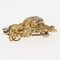 18k Yellow-White Gold Crab Brooch Cancer Sign with Diamonds, Rubies and Sapphires 7