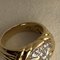 18 Karat Yellow Gold Damiani Vintage Ring with 0.35 Carat Diamonds, Image 6