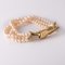 Pearls Bracelet with an 18 Karat Gold Designer Clasp and 0.30 Carat Diamonds, Image 3