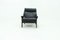 Vintage Black Leather Lounge Chair, 1970s, Image 10