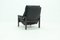 Vintage Black Leather Lounge Chair, 1970s, Image 4