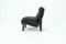 Vintage Black Leather Lounge Chair, 1970s, Image 5