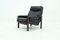 Vintage Black Leather Lounge Chair, 1970s 11