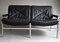Mid-Century Sofa aus Aluminium & schwarzem Leder von Andre Vanden Beuck 12
