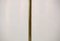 Floor Lamp in Gold with Large Glass Shade & Gold Details on Trumpet Base, 1970s 7
