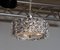Nickel and Two Tier Faceted Crystal Chandelier by Kinkeldey, Germany, 1950s, Image 7