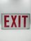 Vintage Exit Sign Light by Rudolf Zimmermann Bamberg 1