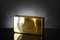 Rechteckige Wallet Vase aus Goldglas von Vgnewtrend 2