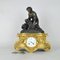 Bronze Clock Depicting Woman with Flowers from Schenewerk, 19th Century, Image 21