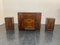 Art Deco Dresser & Bedside Tables Set, Set of 3 9