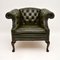 Antique Georgian Style Leather Armchair, Image 2