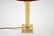 Lampade da tavolo vintage in ottone massiccio, set di 2, Immagine 5