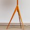 Slim and Tall Scandinavian Teak Tripod Floor Lamp from Luxus, Sweden, 1960s 5