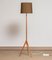 Slim and Tall Scandinavian Teak Tripod Floor Lamp from Luxus, Sweden, 1960s 7