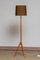 Slim and Tall Scandinavian Teak Tripod Floor Lamp from Luxus, Sweden, 1960s 3