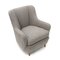 Armchair in Gray Fabric, 1950s 3