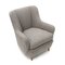 Fauteuil en Tissu Gris, 1950s 3