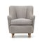 Armchair in Gray Fabric, 1950s 7