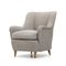 Fauteuil en Tissu Gris, 1950s 1