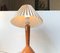 Vintage Burnt Orange Table Lamp by Jo Hammerborg for Fog & Mørup, 1960s 3