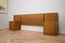 Mid-Century Walnut Headboard with Bedside Tables from Alfred Cox 2