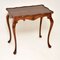 Antique Walnut Pie Crust Side Table, Image 1