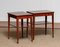 Slim Scandinavian Mahogany Night Tables from Sweden, 1960s, Set of 2 1