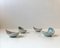 Miniatur Nierenförmige Keramikschalen von Nymolle, Dänemark, 1960er, 4er Set 1
