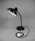 Lampe de Bureau Modèle 6556 Noire par Christian Dell pour Kaiser Idell / Kaiser Leuchten, Allemagne, 1930s 8