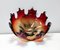 Mid-Century Red and Orange Murano Glass Bowl or Centerpiece, Italy, Image 7