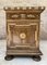 Mid-Century Carved Wooden Sideboard with 2 Drawers in Waist and Lower Door with Gilt Bronze Details, Image 6