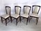 Mid-Century Italian Dining Chairs by Osvaldo Borsani, 1950s, Set of 4 6