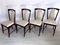 Mid-Century Italian Dining Chairs by Osvaldo Borsani, 1950s, Set of 4, Image 6