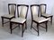 Mid-Century Italian Dining Chairs by Osvaldo Borsani, 1950s, Set of 4 2