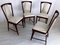 Mid-Century Italian Dining Chairs by Osvaldo Borsani, 1950s, Set of 4 14