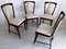 Mid-Century Italian Dining Chairs by Osvaldo Borsani, 1950s, Set of 4, Image 14
